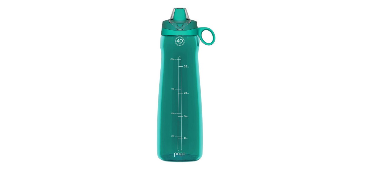 Pogo Plastic Water Bottle in green
