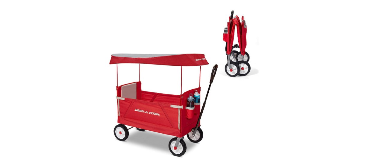 Radio Flyer 3-in-1 Off-Road EZ Fold Wagon with Canopy