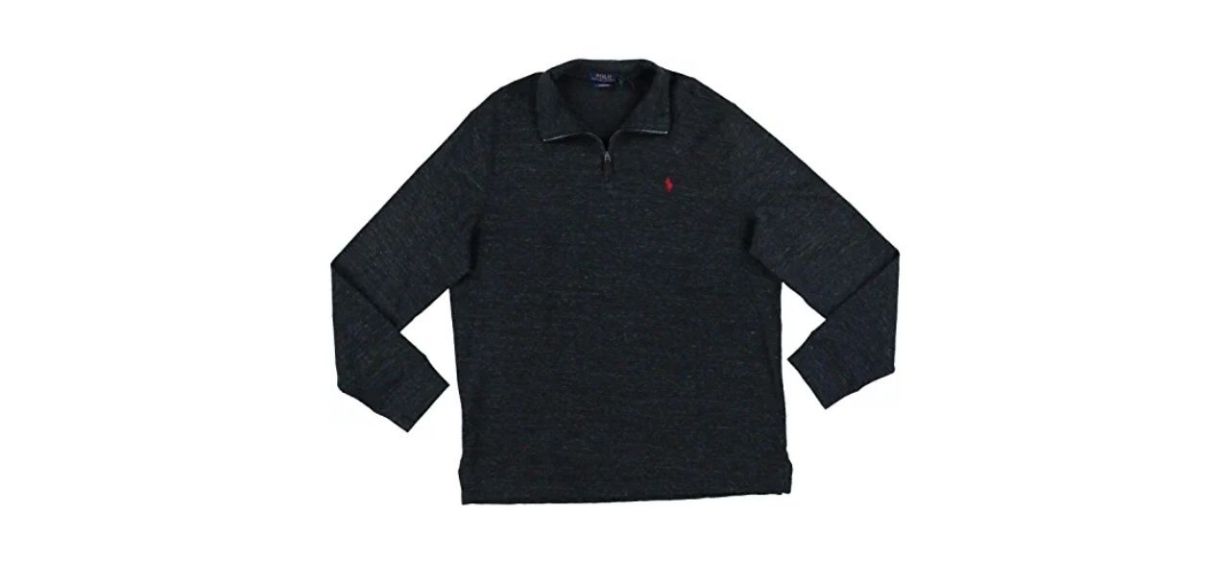 Best Ralph Lauren Mens Estate-Rib Quarter-Zip Pullover