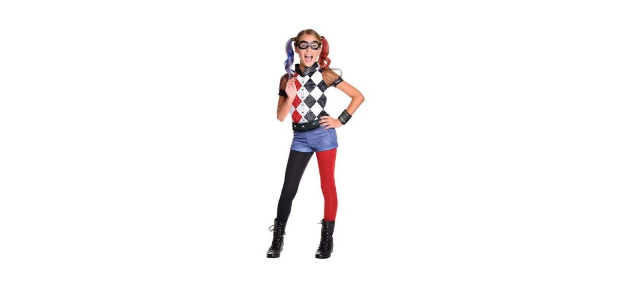 Best Rubie’s DC Superheroes Girl’s Harley Quinn Costume