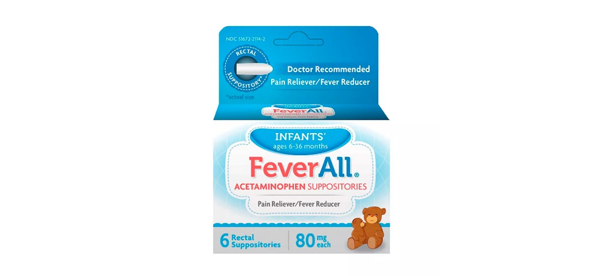 Best Taro Rx FeverAll Infant Pain Reliever-Fever Reducer Suppository