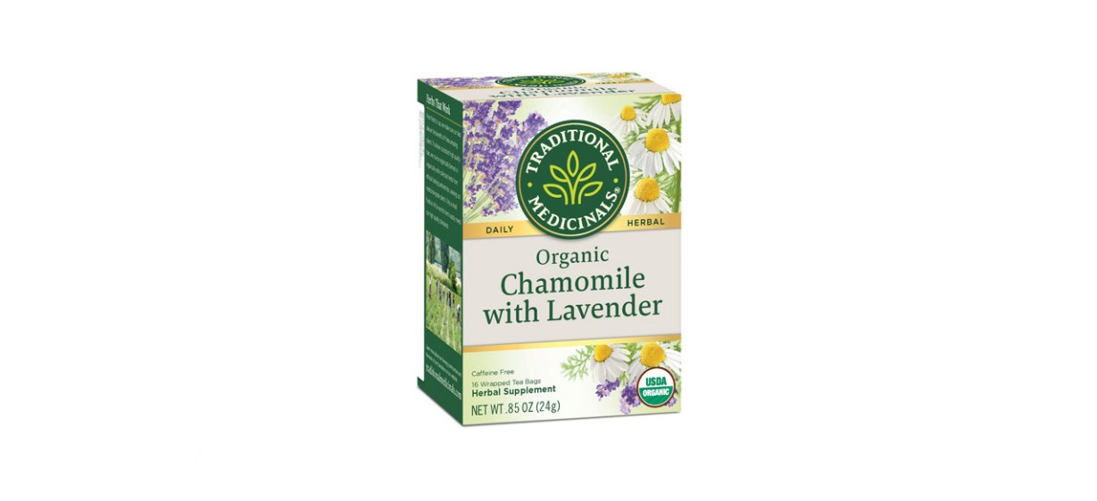 best Traditional Medicinals Organic Chamomile with Lavender Herbal Tea