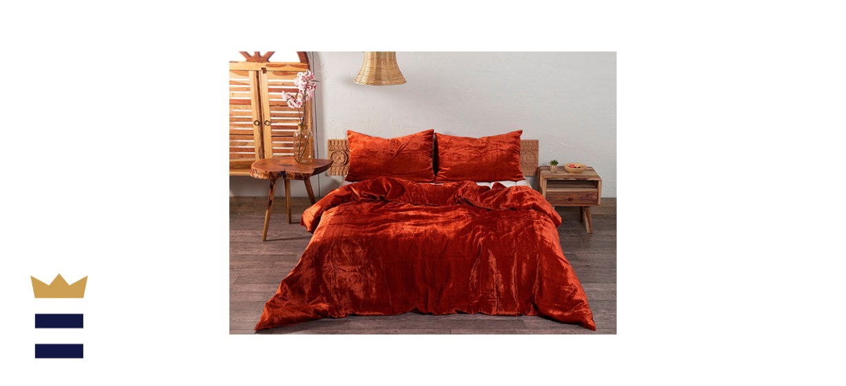 Boho Velvet Duvet Cover by The Linen Lovers