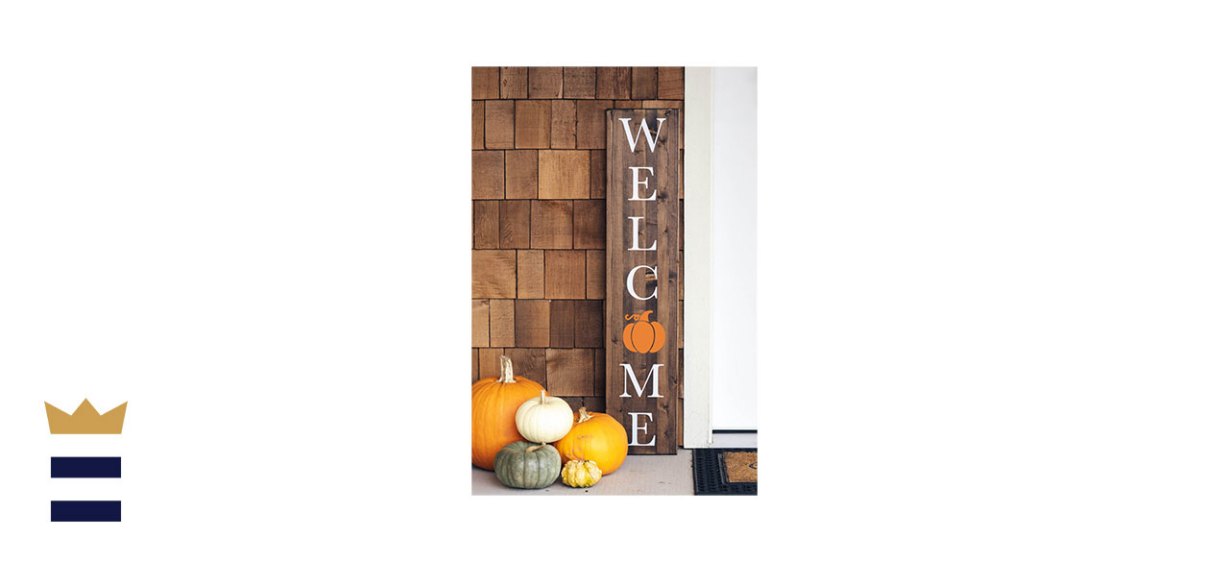 EtchCraft Double-Sided Fall Welcome Sign