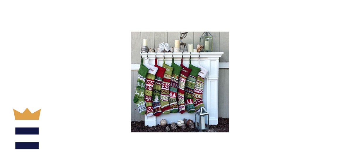 Eugenie2 Personalized Knitted Christmas Stockings