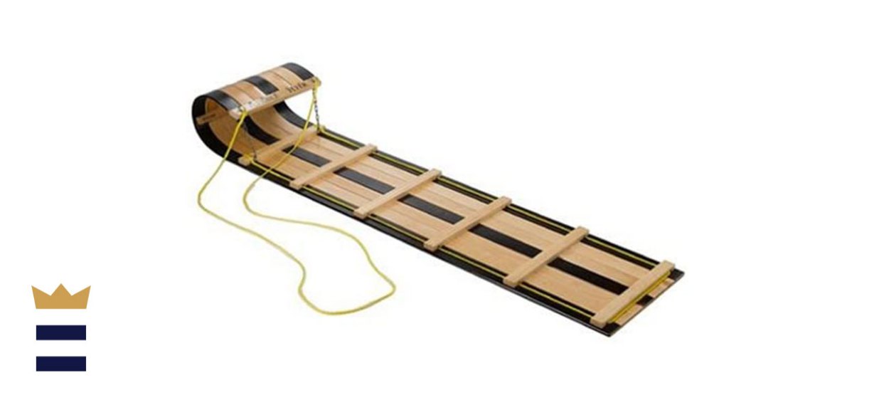 Flexible Flyer Classic Wooden Toboggan