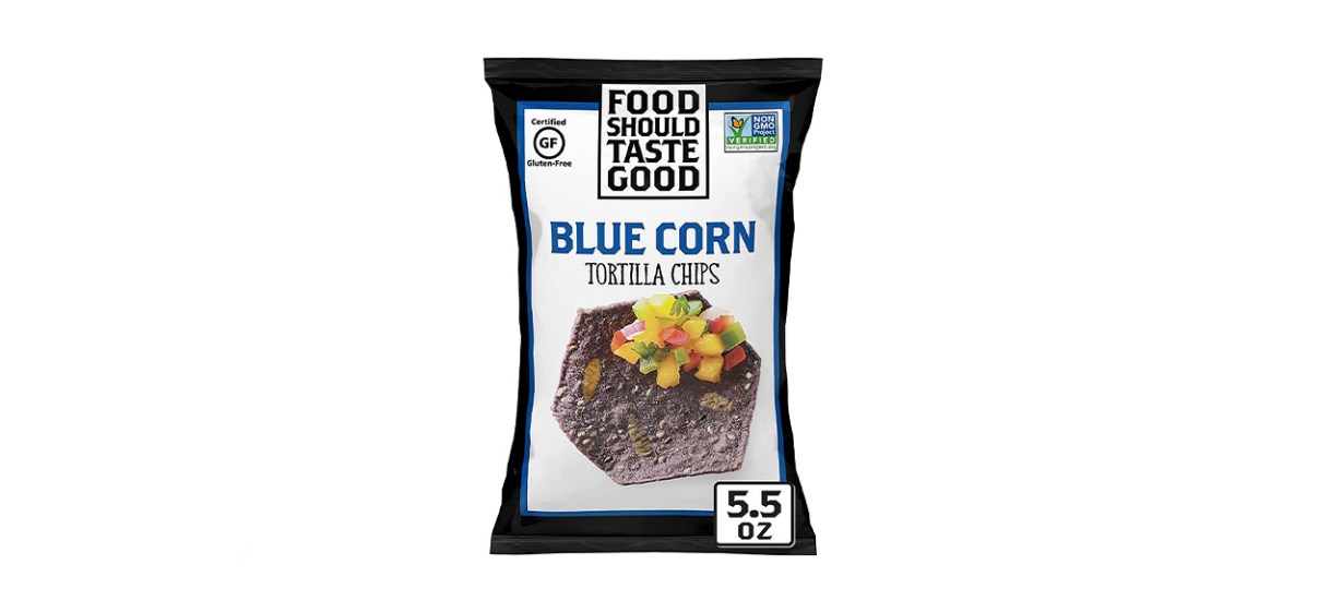 Food Should Taste Good Blue Corn Tortilla Chips