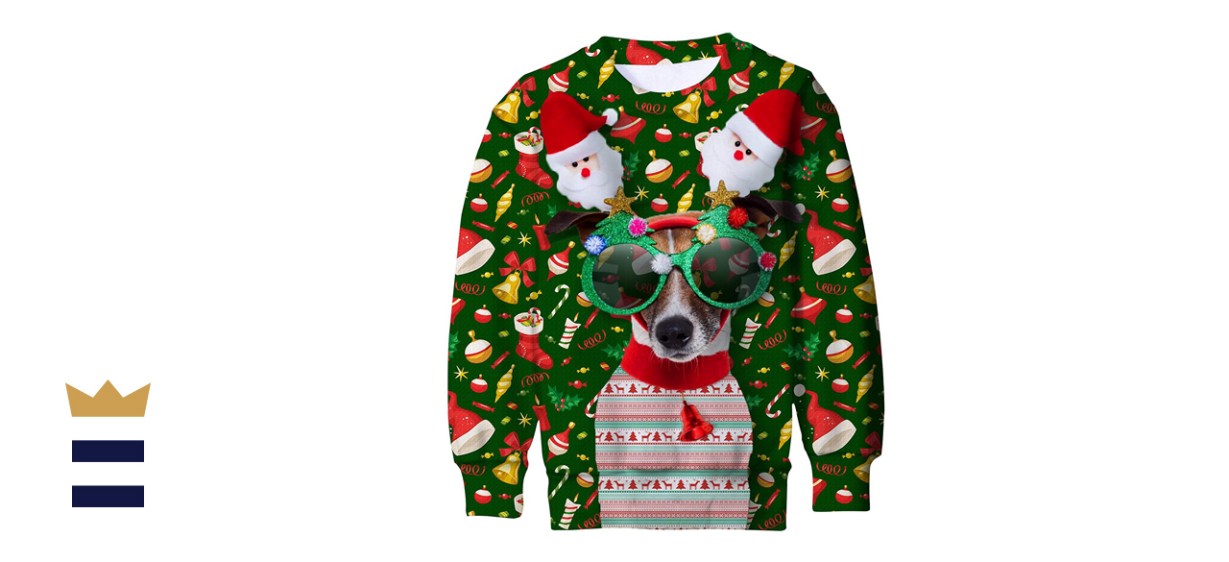 Funnycokid Kids Ugly Christmas Sweatshirt 