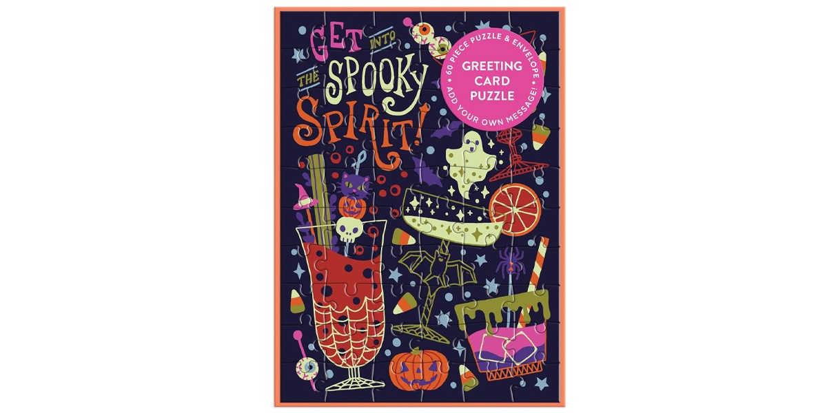 Get into the Spooky Spirit Greeting Card Puzzle