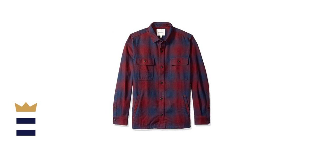 Goodthreads Men's Heavyweight Flannel Shirt