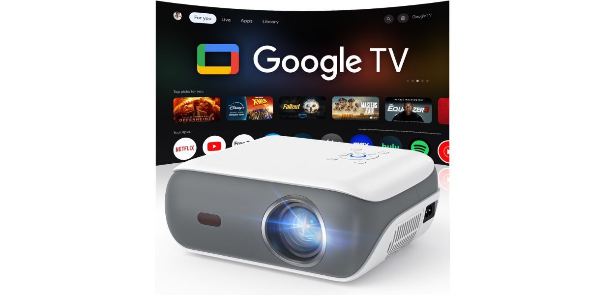 HAPPRUN Official Licensed Google TV Projector