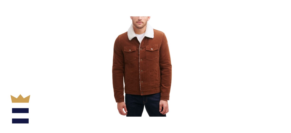 Guess Men’s Corduroy Bomber Jacket