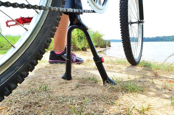 Alloy Center Mount Double Leg Bike Bicycle Electric Bike Kickstand 24" to 28" Alloy Center Mount Double Leg Bike Bicycle Electric Bike Kickstand 24" to 28"