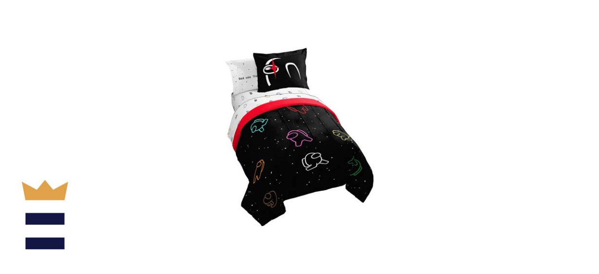 Jay Franco Among Us Sounds Suspicious Bed Set