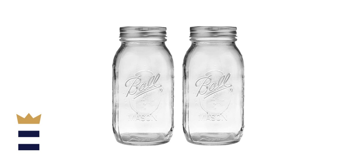 Ball Regular Mouth 32-Ounces Mason Jar with Lids and Bands (2-Units)