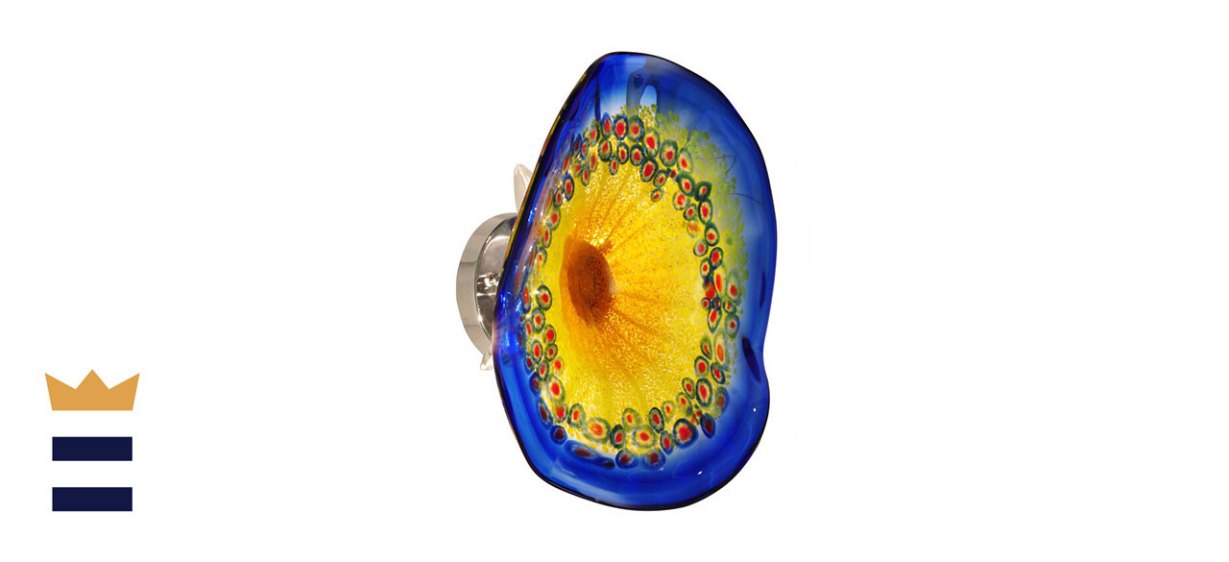 Latitude Run Glass Plate Wall Decor