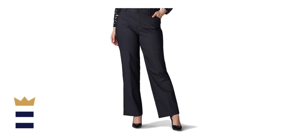 LEE Women's Plus-Size Flex Motion Trouser Pant