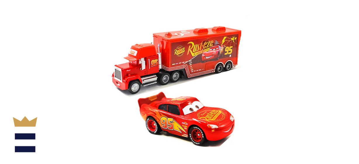 Lightning McQueen with Mack Hauler Truck