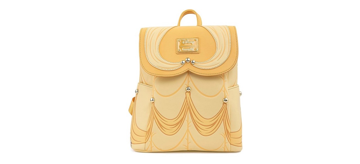 Loungefly Disney Beauty and the Beast Belle Cosplay Double-Strap Shoulder Bag Purse