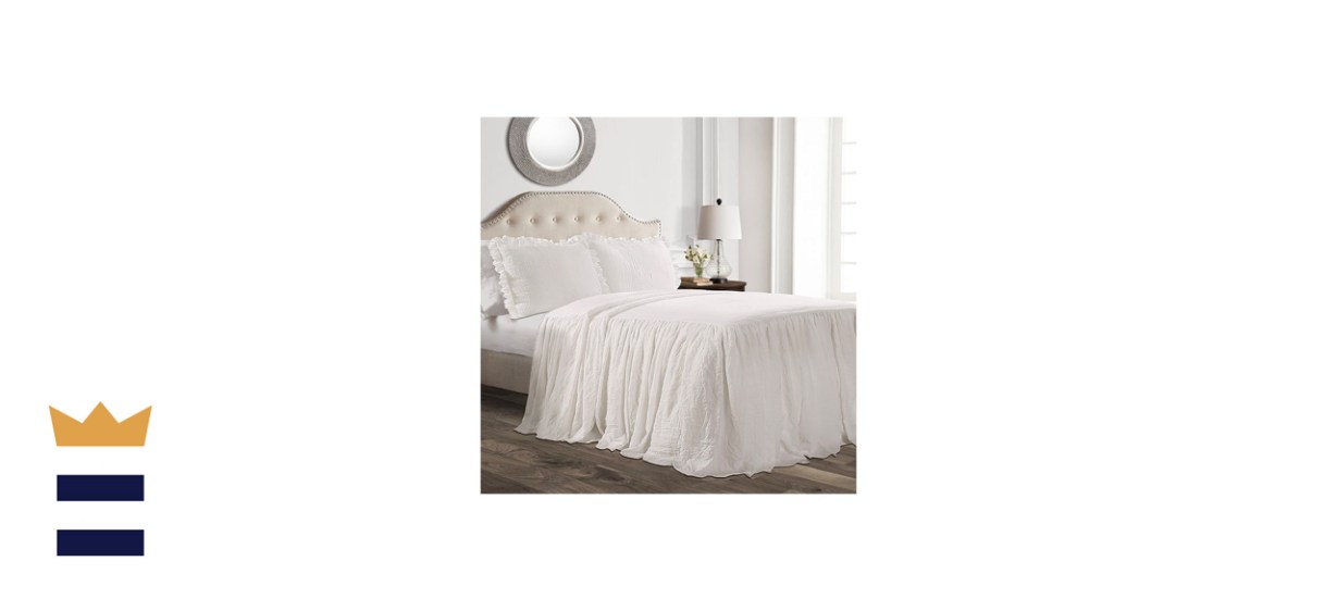 Lush Decors Ruffle Skirt Bedspread 3 Piece Set