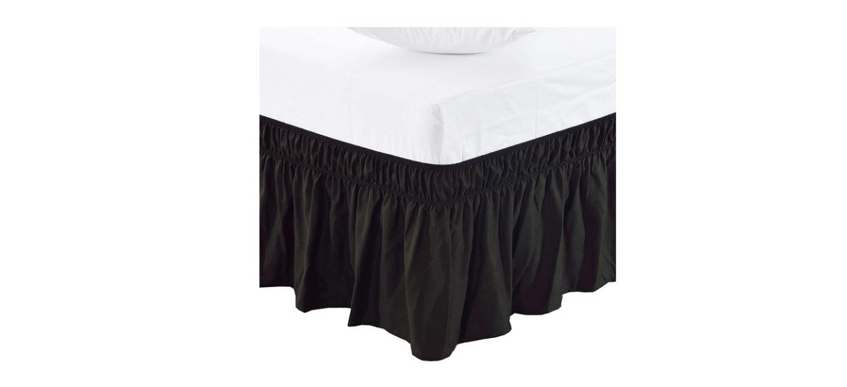 Meila Wrap Around Solid Bed Skirt