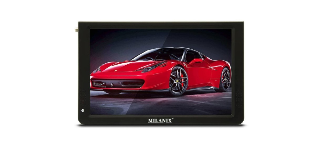Milanix Portable Widescreen LED TV