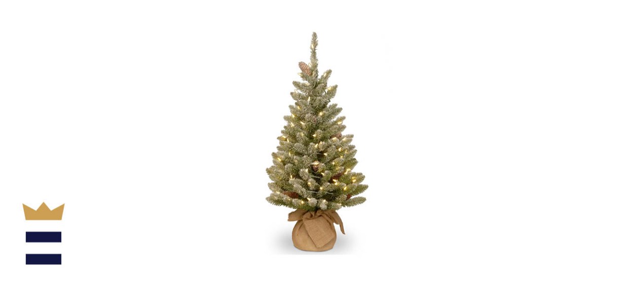 National Tree Company Artificial Snowy Concolor Fir Christmas Tree