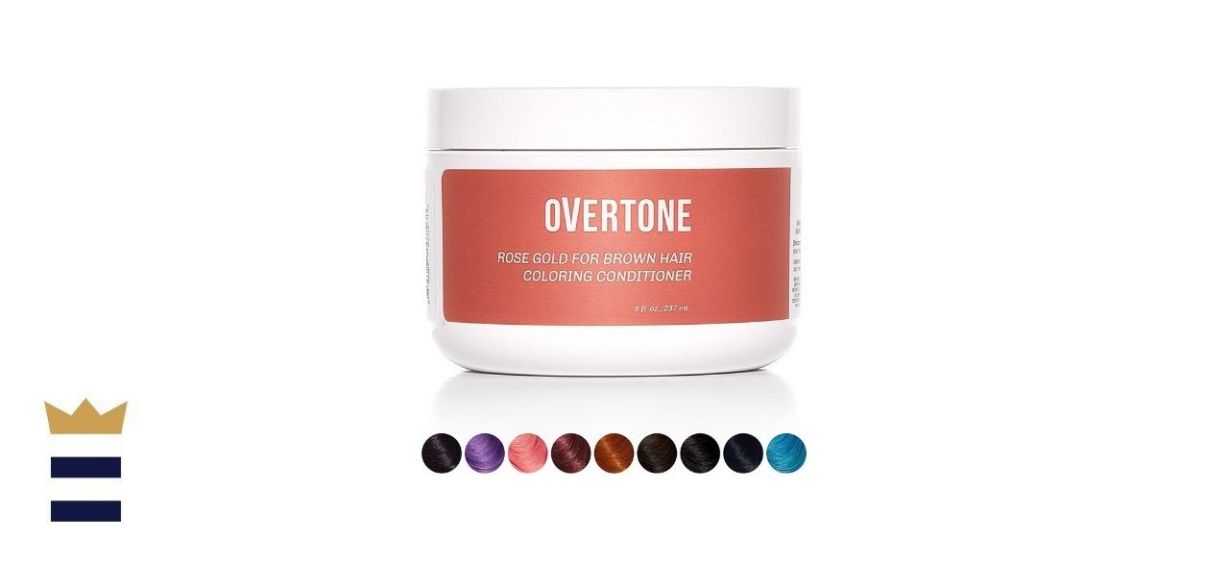 Overtone Haircare Rose Gold For Brown Hair Coloring Conditioner