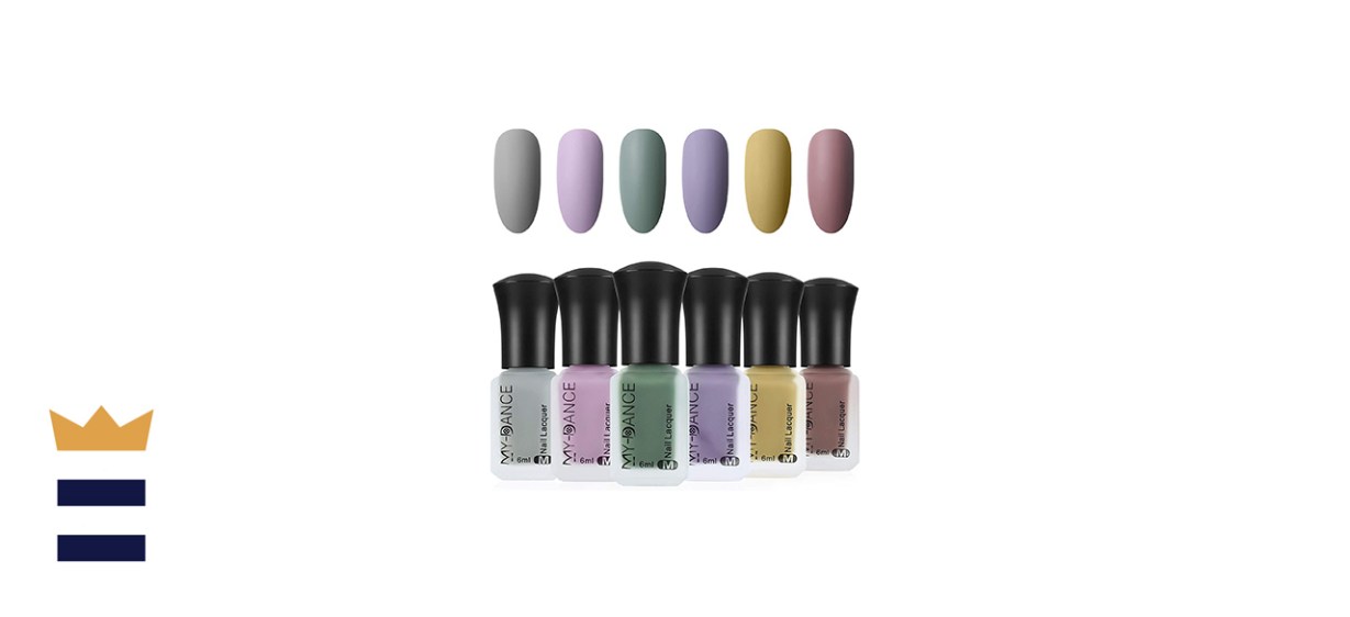 Ownest 6 Colors Mist Effect Matte Velvet Nail Polish