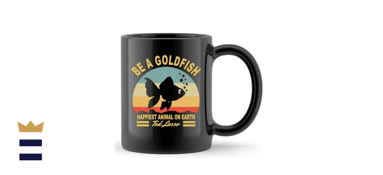 Rubber Stamp Mama “Be A Goldfish” Motivational Mug