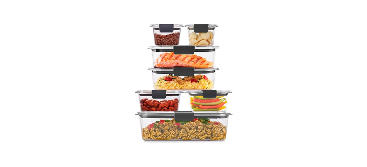 Rubbermaid Brilliance Food Storage Containers with Lids
