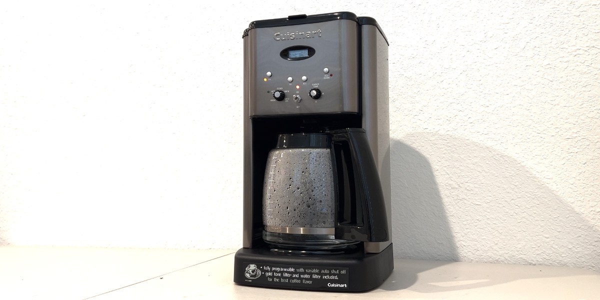 Front angle view of Cuisinart Brew Central on countertop