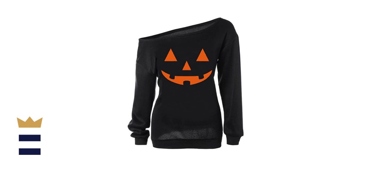 Slouchy Pumpkin Sweatshirt