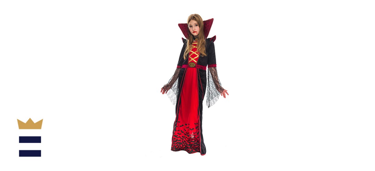 Spooktacular Royal Vampire Queen Dress-Up Party Dress