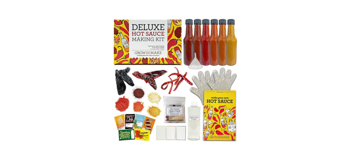 Deluxe Hot Sauce Making Kit - Grow and Make - Grow and Make