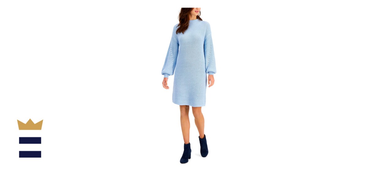 Style &amp; Co Mock Neck Sweater Dress