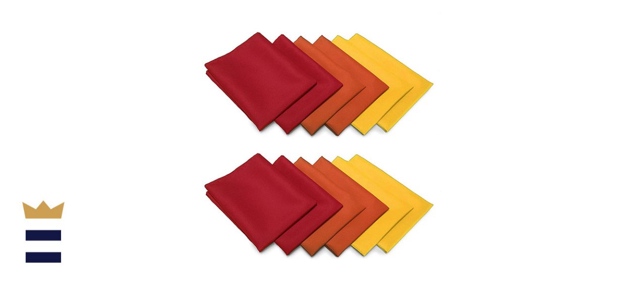 TableLinensforLess Thanksgiving and Fall Cloth Napkin Set