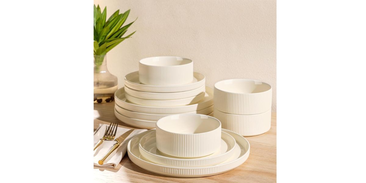 theterra Ceramic Dinnerware Set for 4