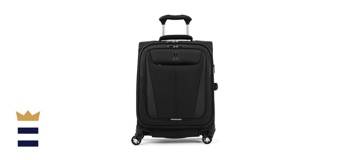 Travelpro Maxlite 5 Softside Expandable Spinner Wheel Luggage, Black, Carry-On 19-Inch 