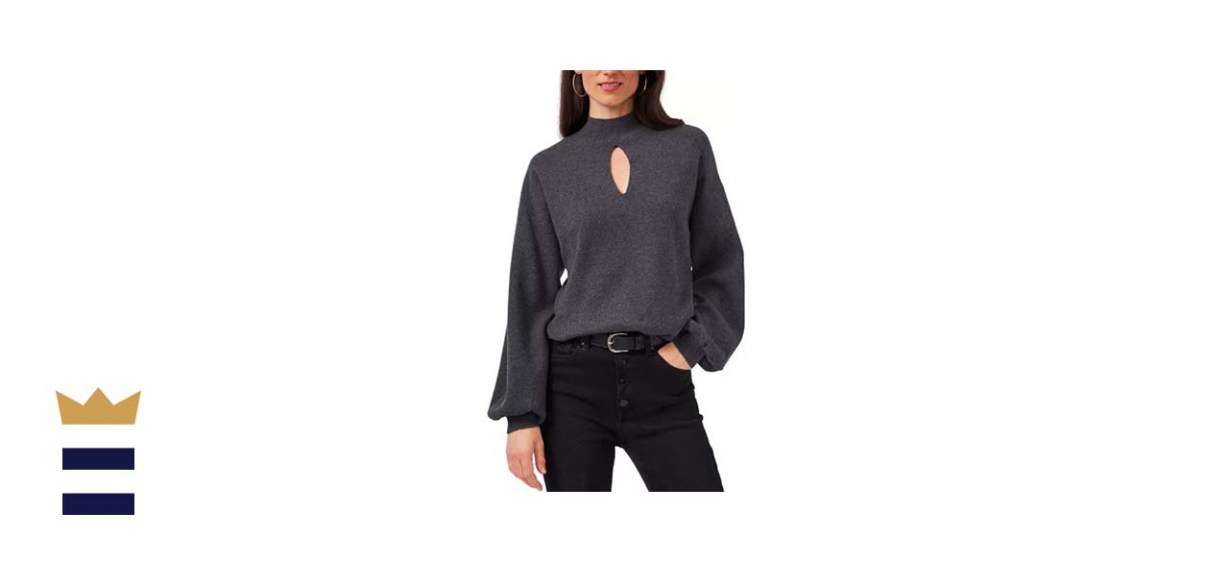 Vince Camuto Extended Shoulder Keyhole Top