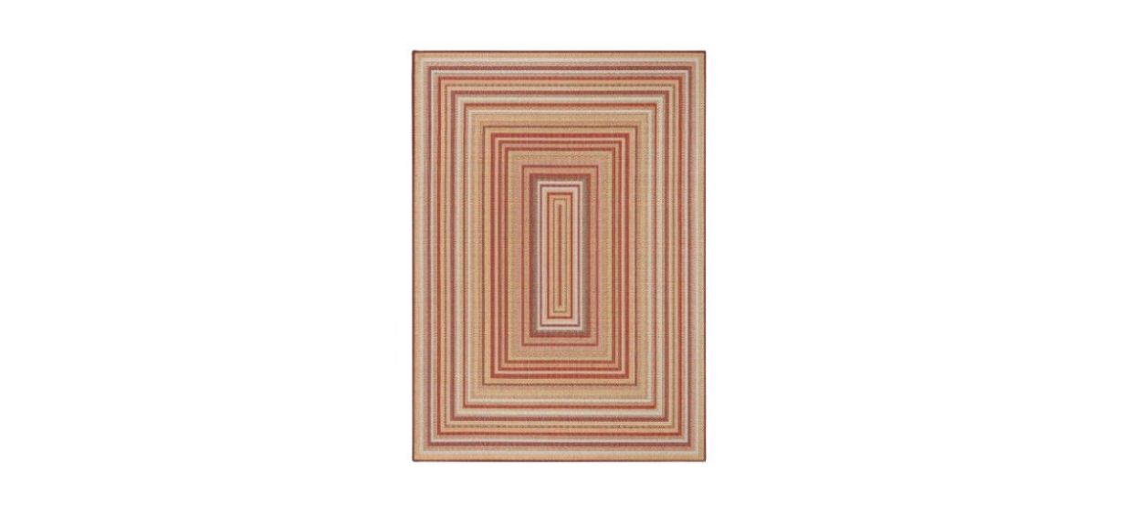 Sand &amp; Sable Xavi Geometric Rug on white background