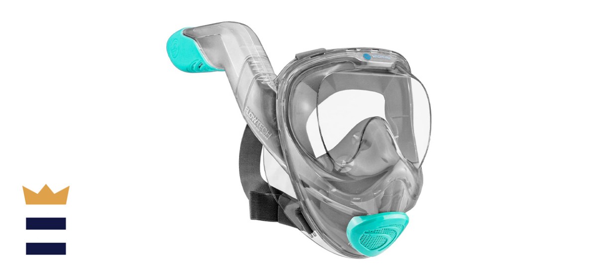 WildHorn Outfitters Seaview 180-Degree V2 Full-Face Snorkel Mask