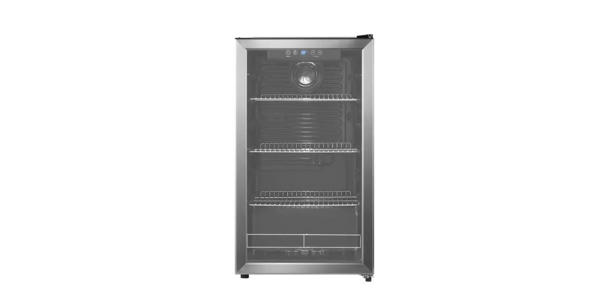 Insignia - 115-Can Beverage Cooler