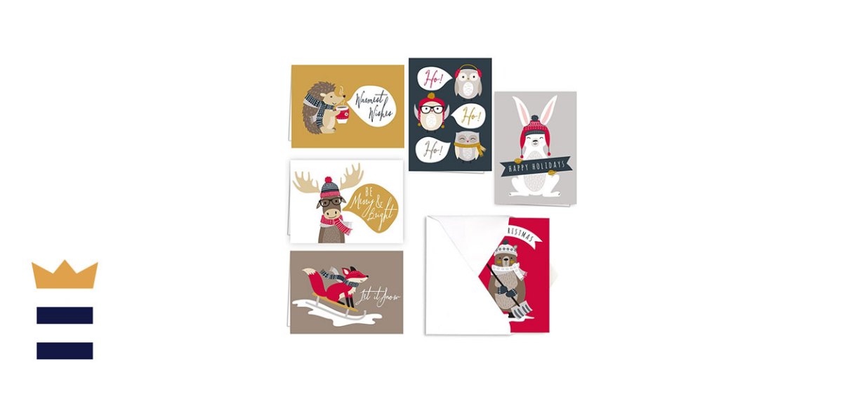 Woodland Animals Holiday Card Pack
