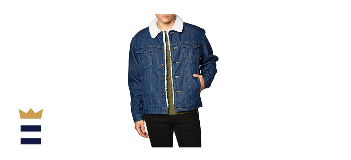 Wrangler Men’s Western Style Lined Denim Jacket