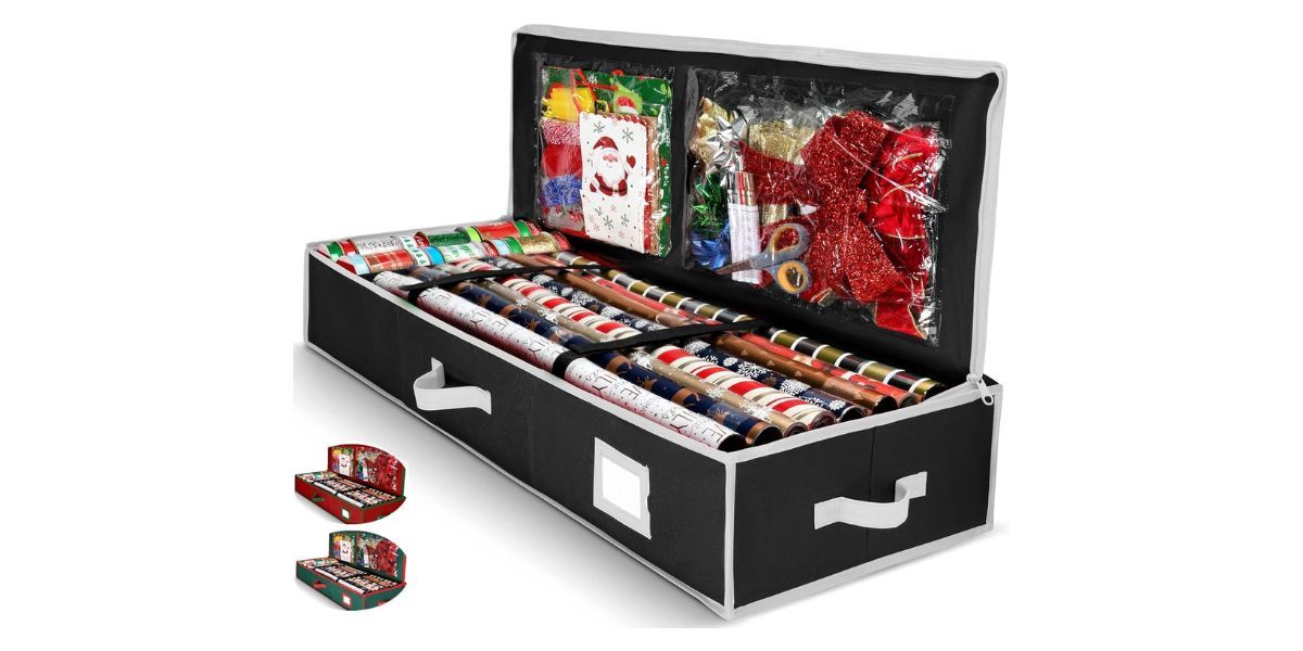 Homior Premium Wrapping Paper Organizer Storage