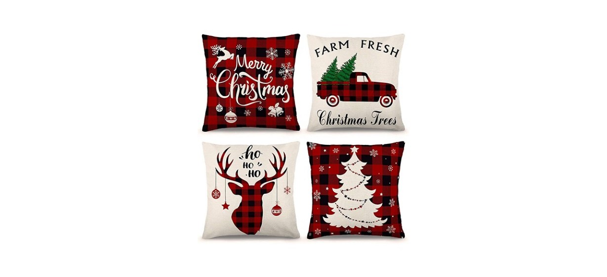YGEOMER Christmas Pillow Covers