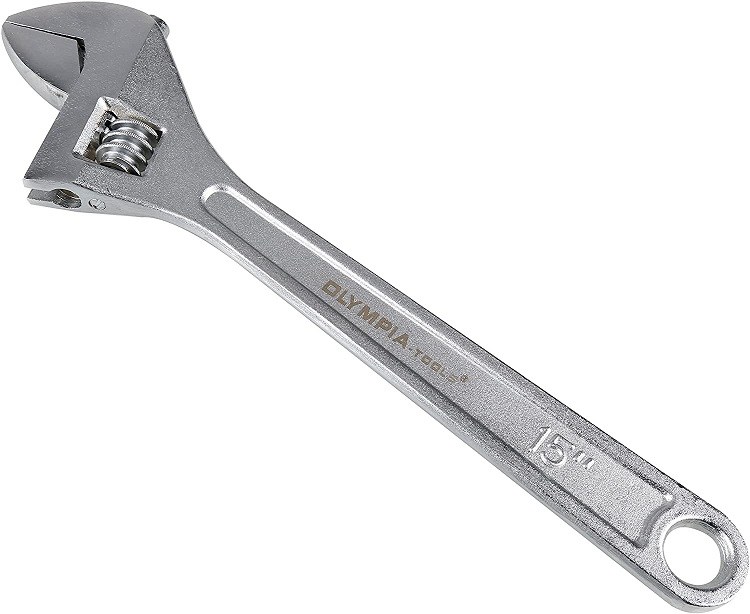 Olympia Tools 01-015 15&quot; Adjustable Wrench