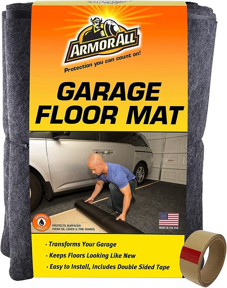 Armor All AAGFMC17 Charcoal 17' x 7'4 Garage Floor Mat