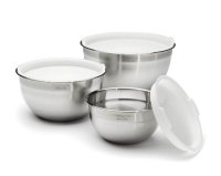 Cuisinart Stainless Steel Mixing Bowls with Lids